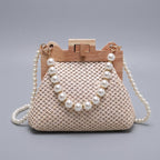 Ivory Pearl Crossbody Bag