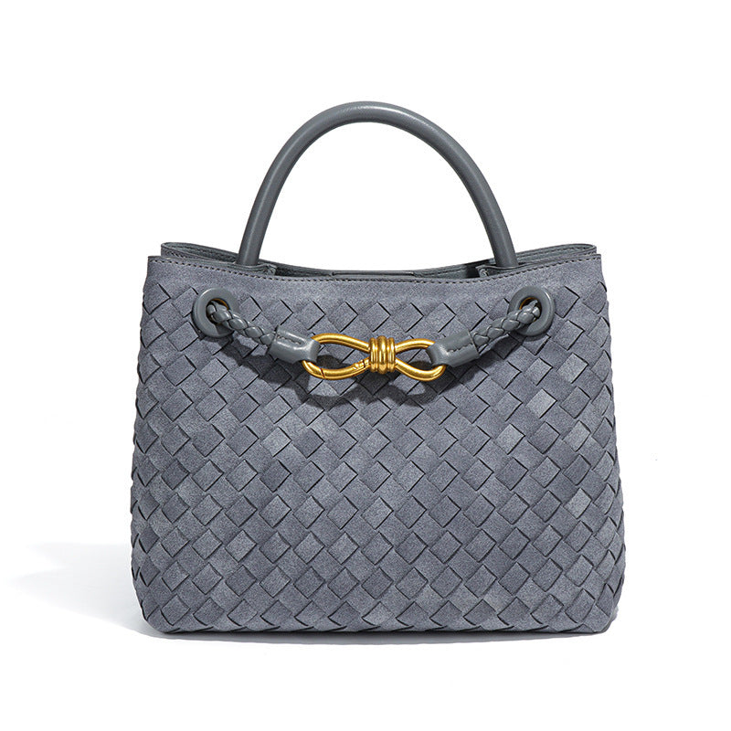 Valentina Suede Leather Handbag