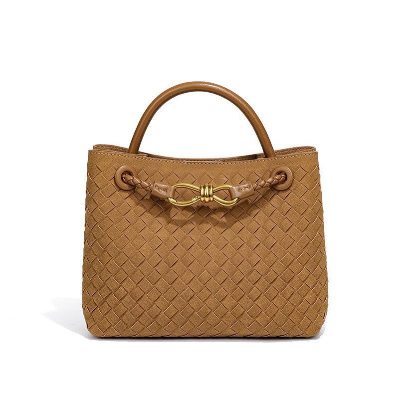 Valentina Suede Leather Handbag