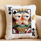 Poker King Throw Pillow