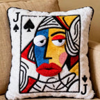 Poker King Throw Pillow