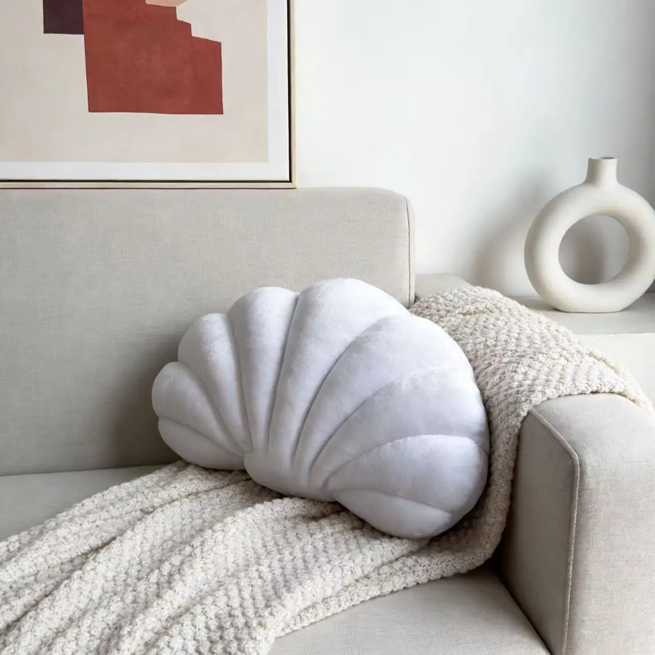 Coastal Clam Pillow